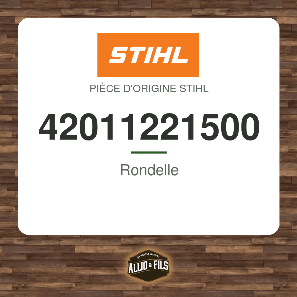 Rondelle - Stihl 42011221500