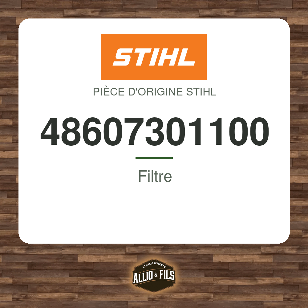 Filtre - Stihl 48607301100