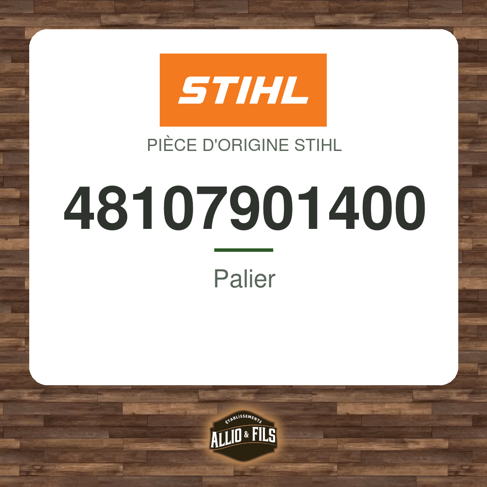 Palier - Stihl 48107901400