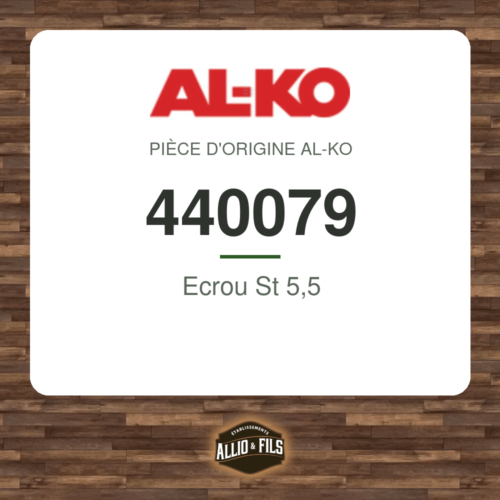 Ecrou St 5,5 - AL-KO 440079