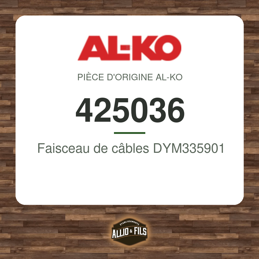 Faisceau de câbles DYM335901 - AL-KO 425036