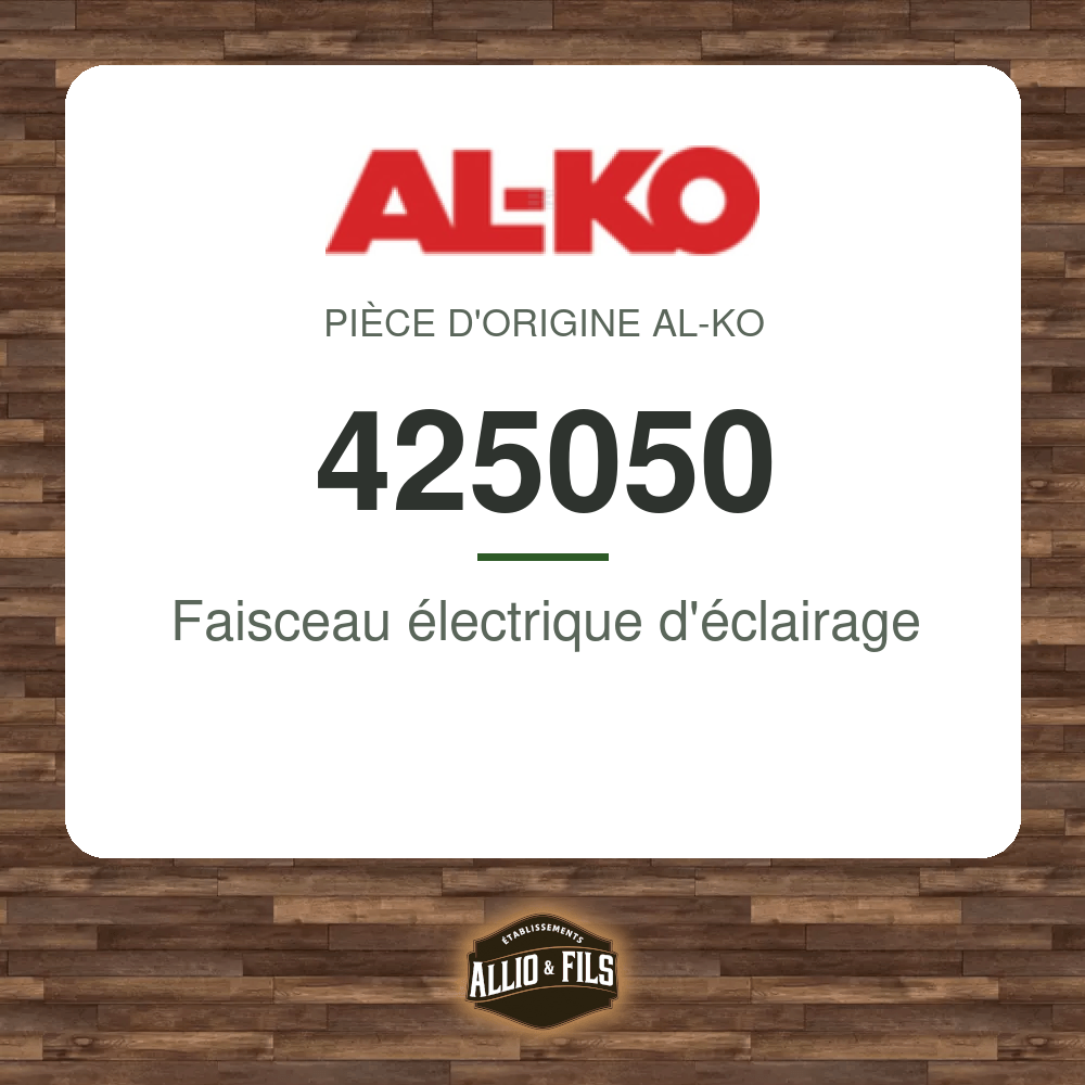 Faisceau électrique d'éclairage - AL-KO 425050