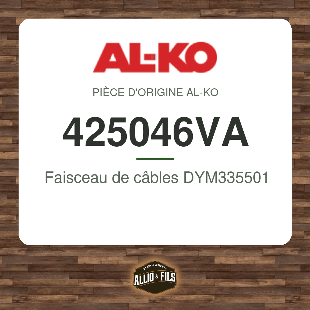 Faisceau de câbles DYM335501 - AL-KO 425046VA