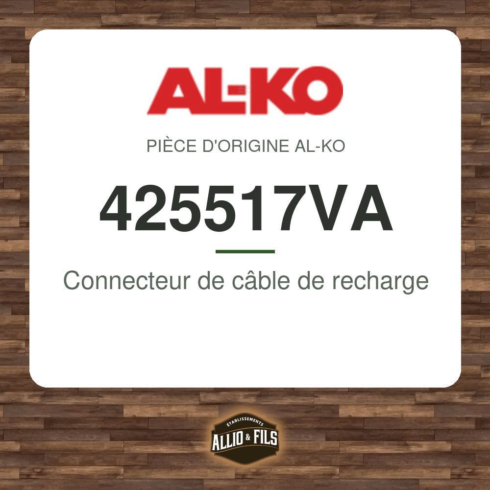 Connecteur de câble de recharge - AL-KO 425517VA
