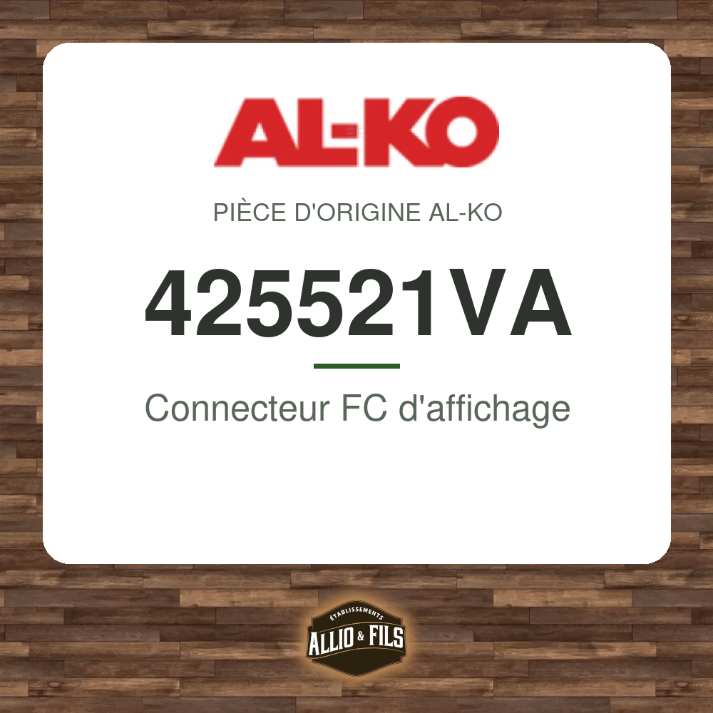 Connecteur FC d'affichage - AL-KO 425521VA