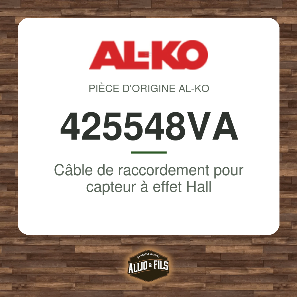Câble de raccordement pour capteur à effet Hall - AL-KO 425548VA