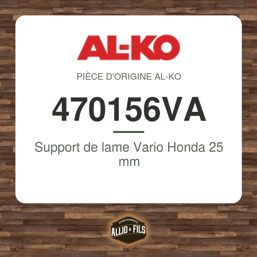 Support de lame Vario Honda 25 mm - AL-KO 470156VA