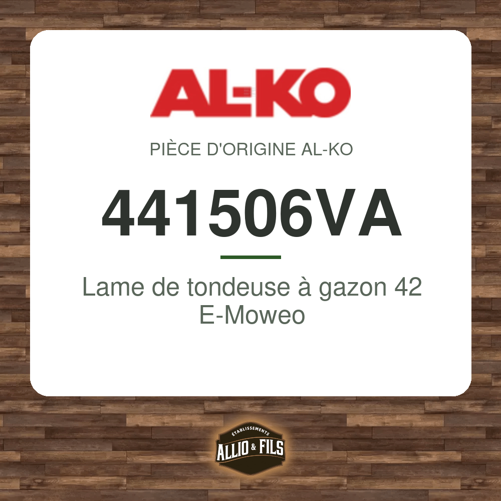 Lame de tondeuse à gazon 42 E-Moweo - AL-KO 441506VA