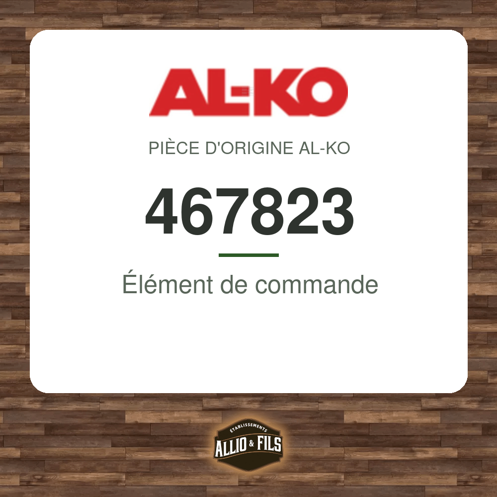 Élément de commande - AL-KO 467823
