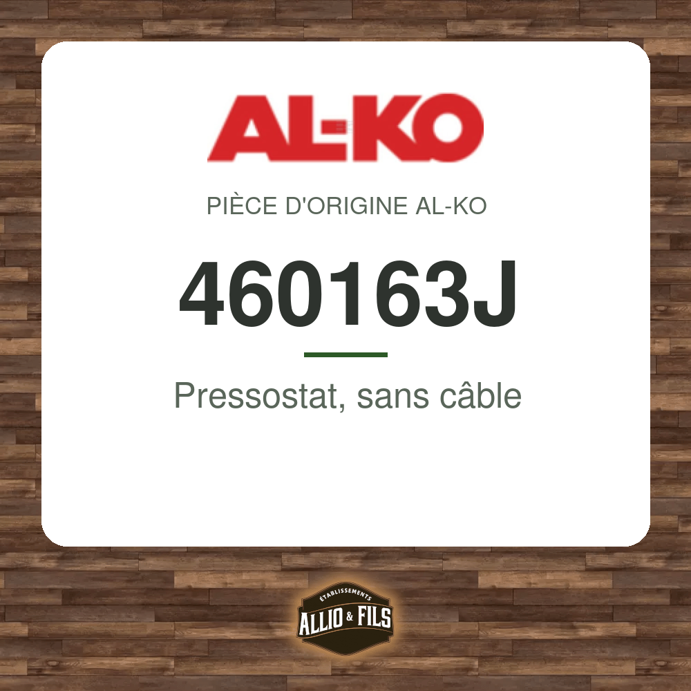 Pressostat, sans câble - AL-KO 460163J