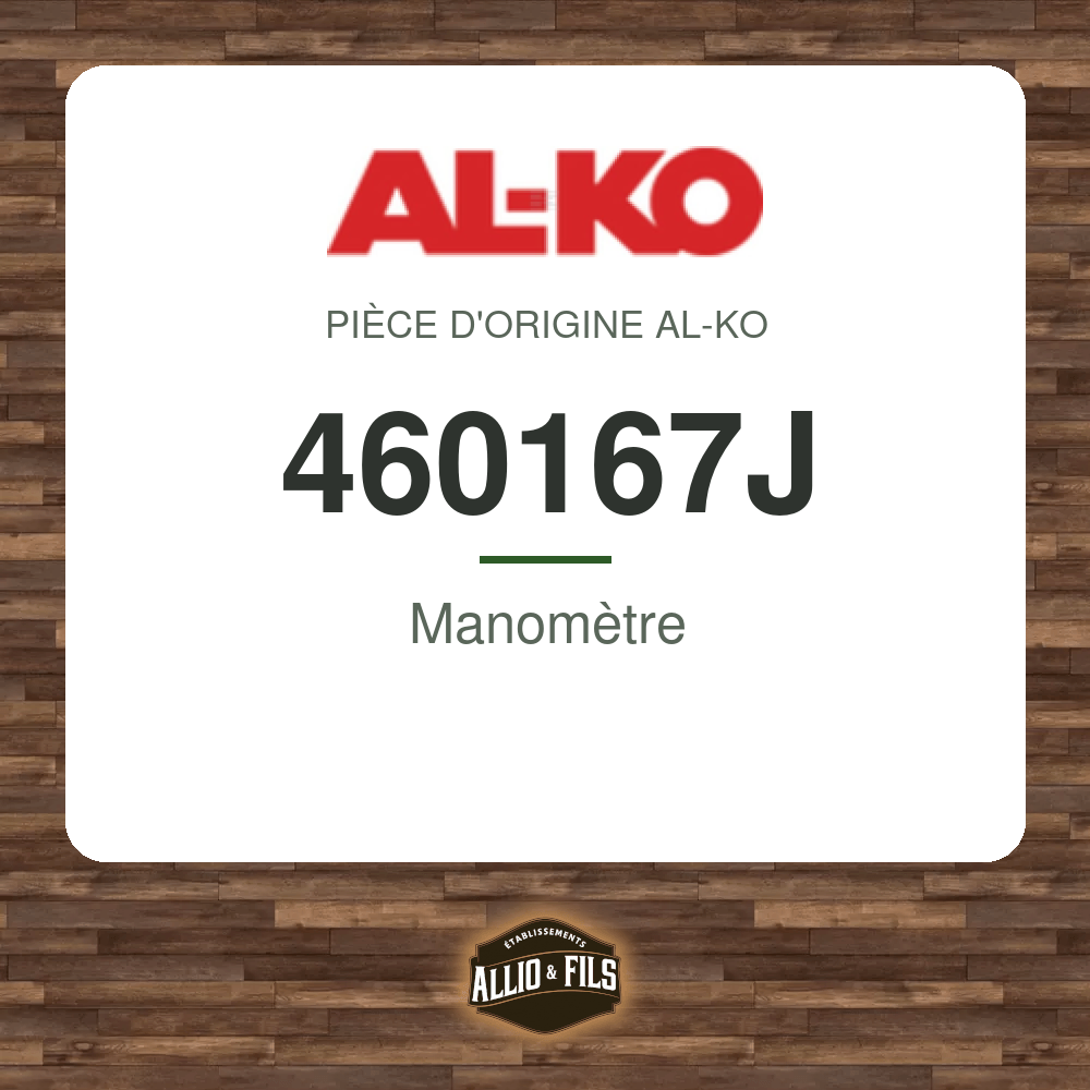 Manomètre - AL-KO 460167J