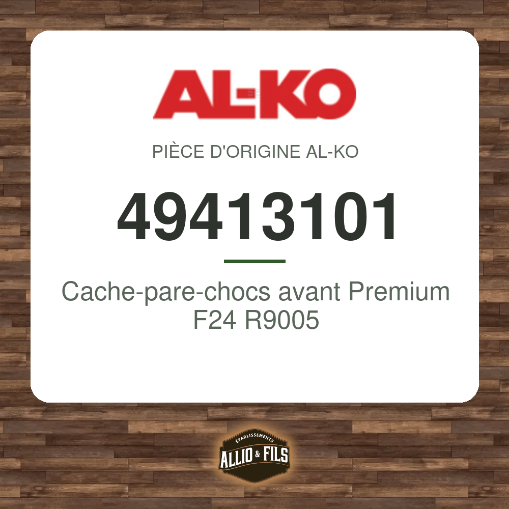 Cache-pare-chocs avant Premium F24 R9005 - AL-KO 49413101
