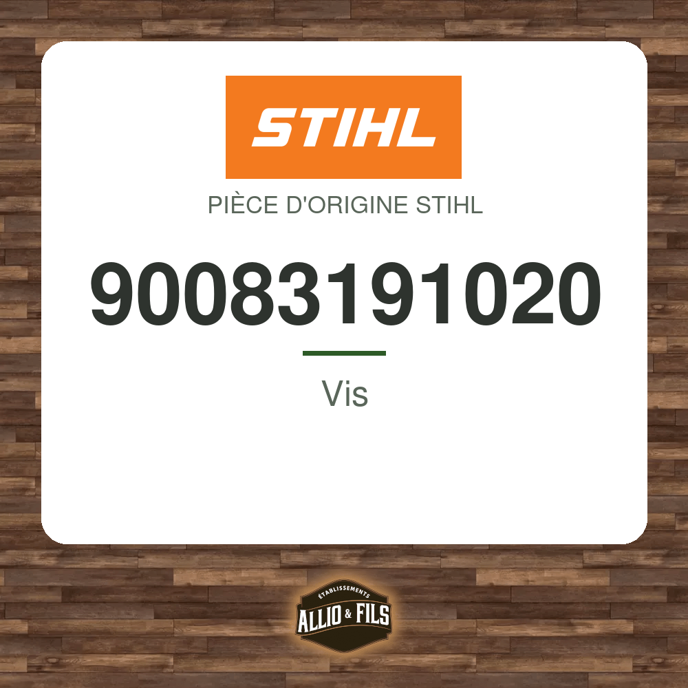 Vis - Stihl 90083191020