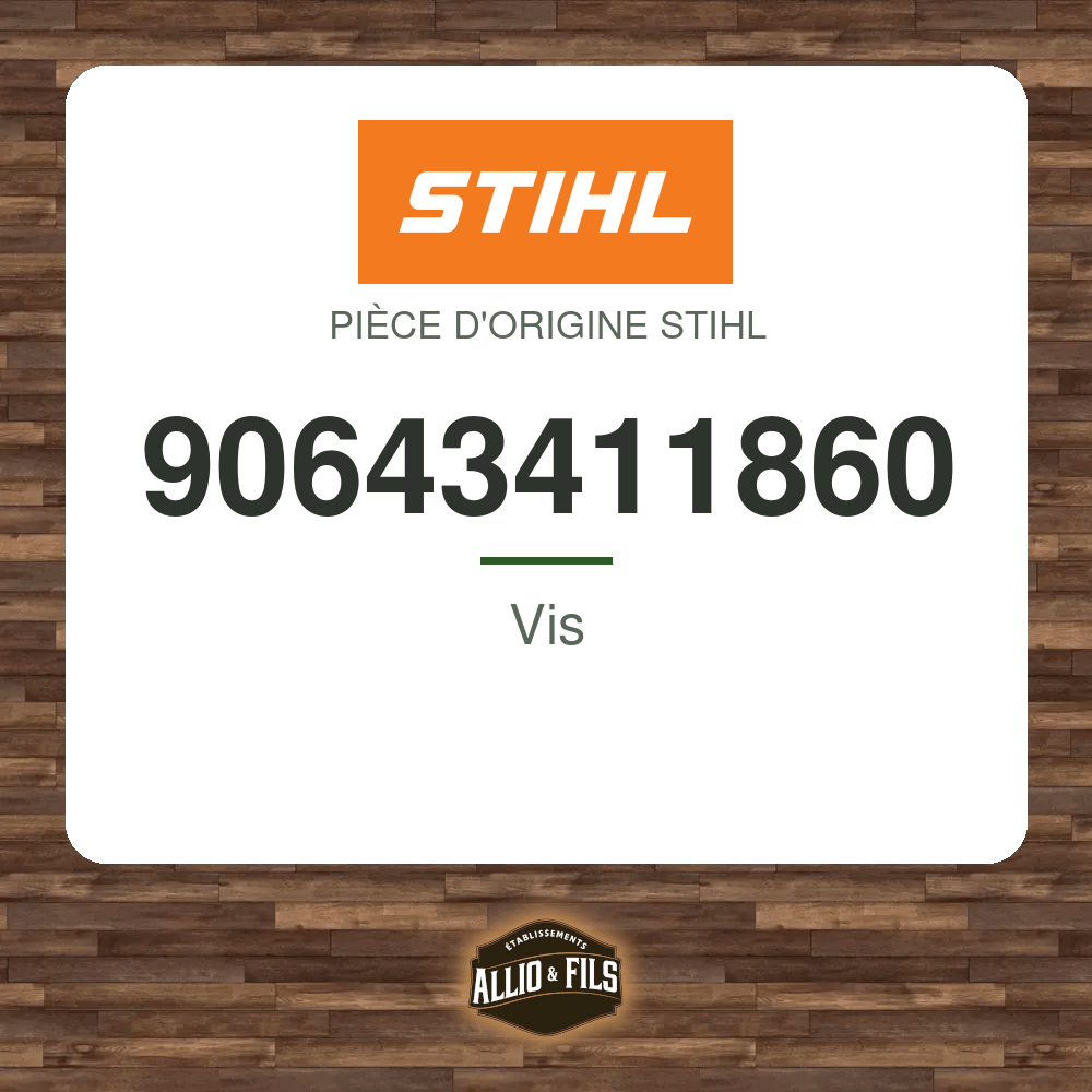 Vis - Stihl 90643411860