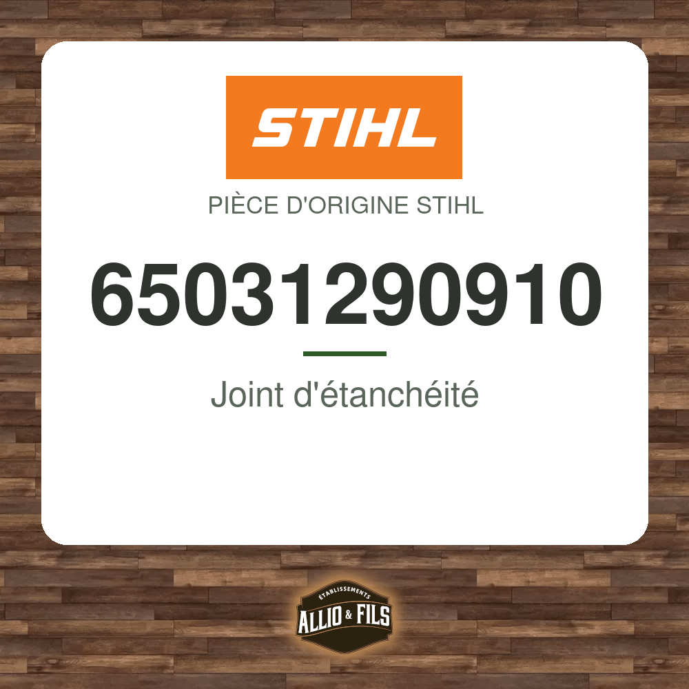 Joint d'étanchéité - Stihl 65031290910