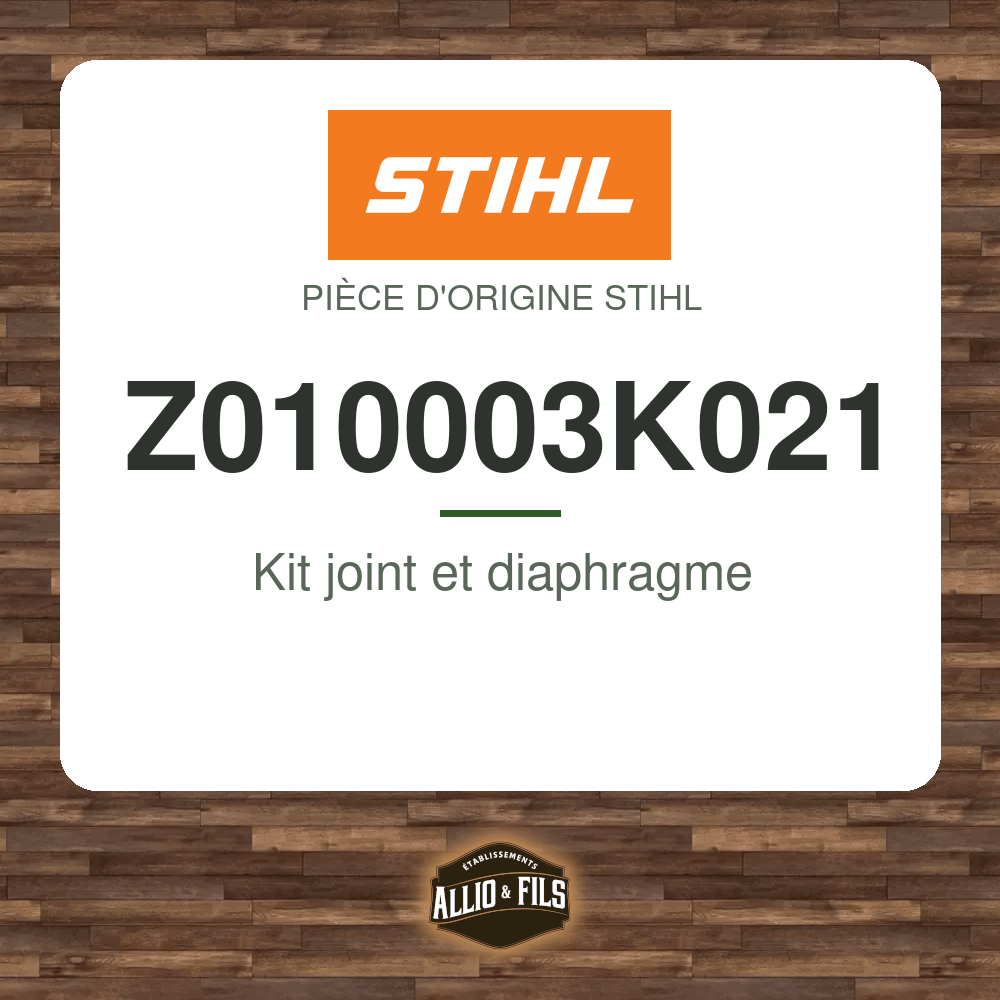 Kit joint et diaphragme - Stihl Z010003K021