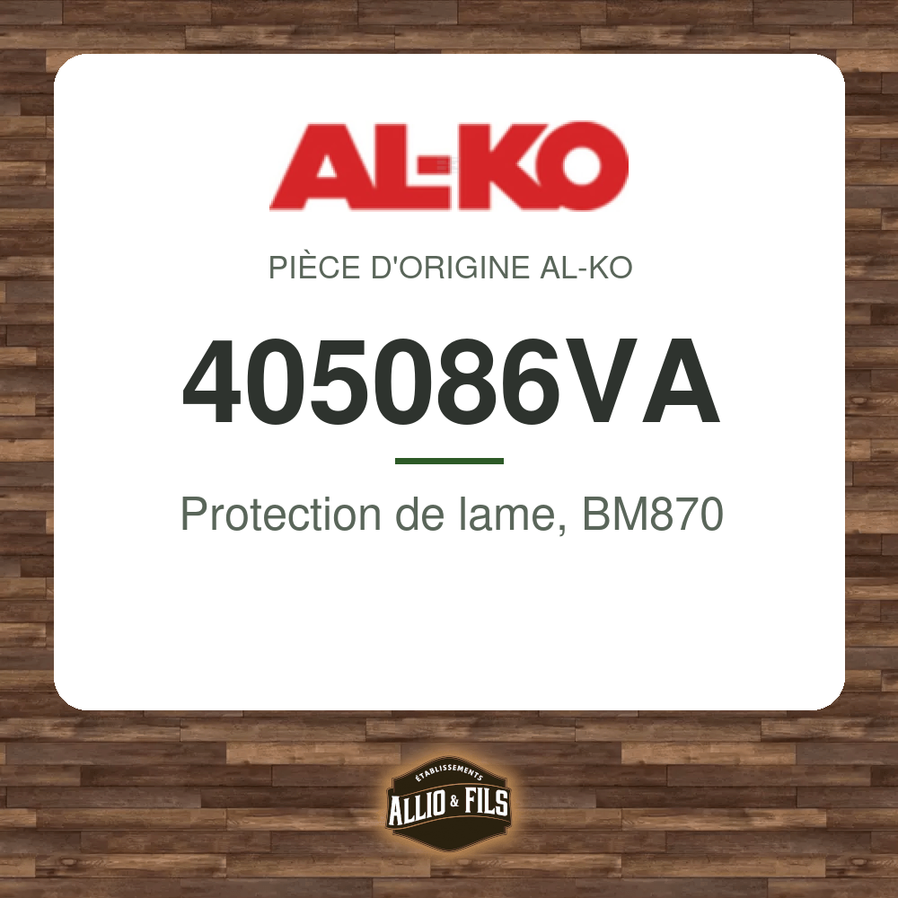 Protection de lame, BM870 - AL-KO 405086VA