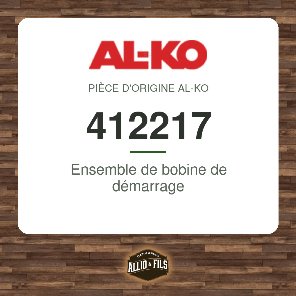 Ensemble de bobine de démarrage - AL-KO 412217