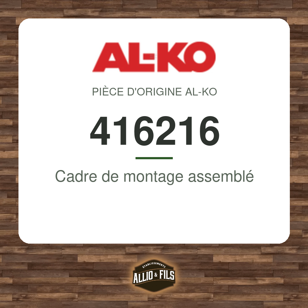 Cadre de montage assemblé - AL-KO 416216