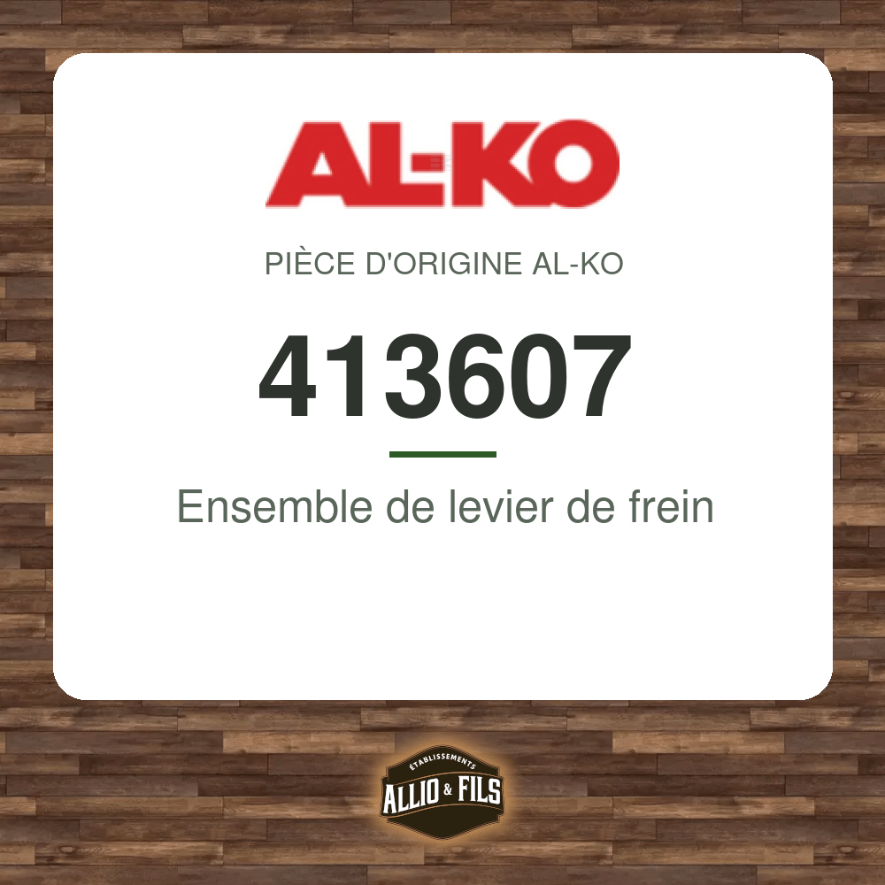 Ensemble de levier de frein - AL-KO 413607