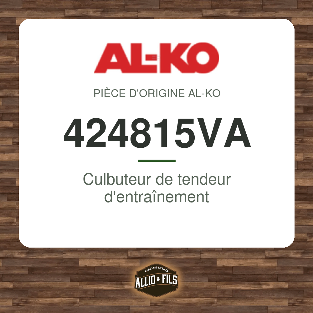 Culbuteur de tendeur d'entraînement - AL-KO 424815VA