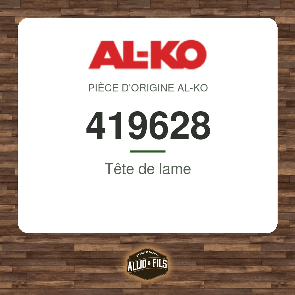 Tête de lame - AL-KO 419628