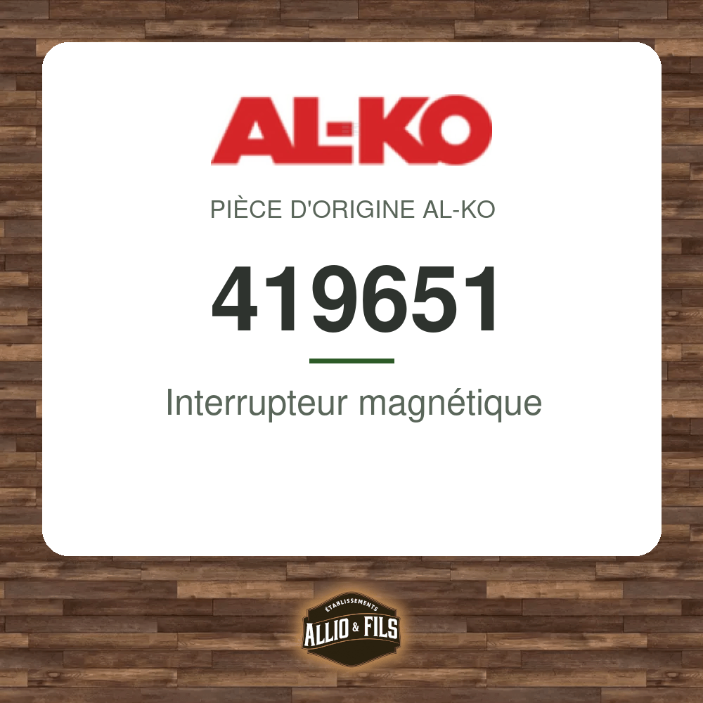 Interrupteur magnétique - AL-KO 419651
