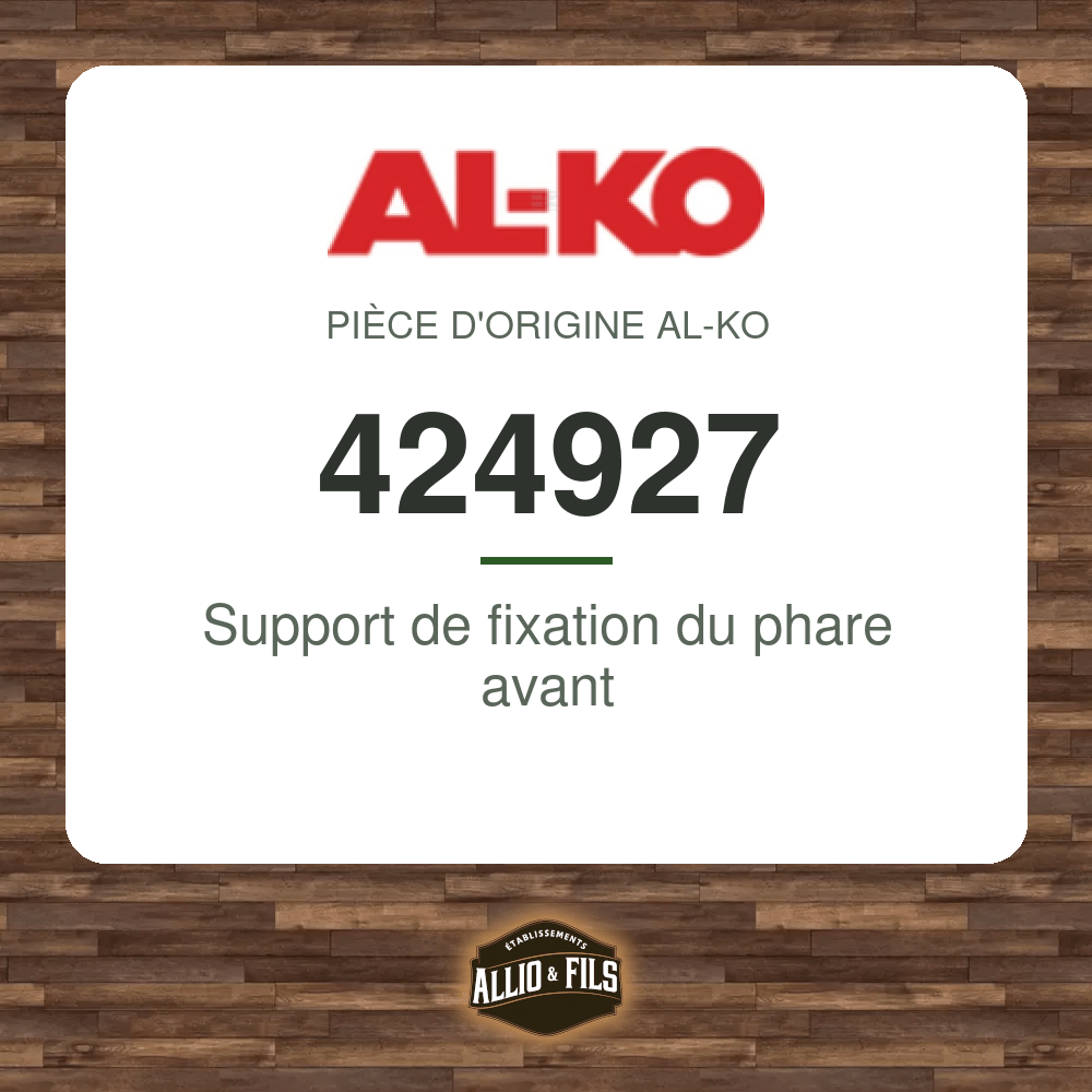 Support de fixation du phare avant - AL-KO 424927