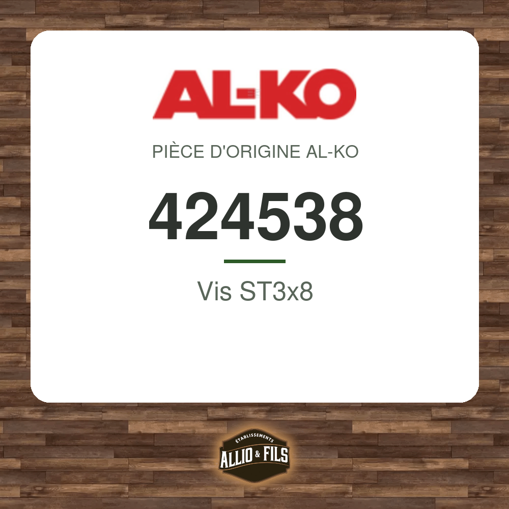 Vis ST3x8 - AL-KO 424538