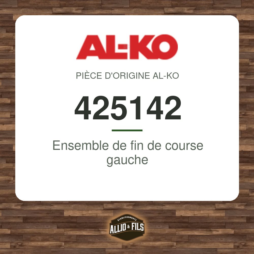 Ensemble de fin de course gauche - AL-KO 425142