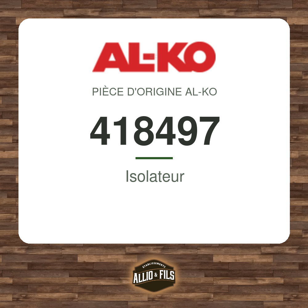 Isolateur - AL-KO 418497