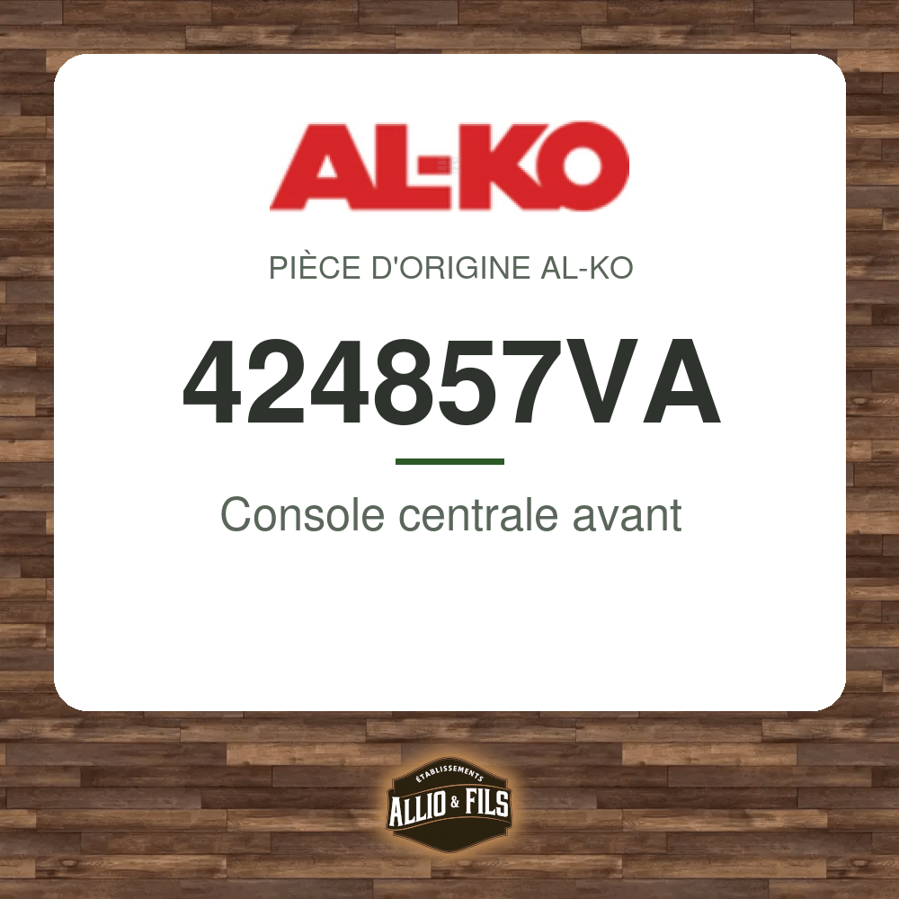 Console centrale avant - AL-KO 424857VA