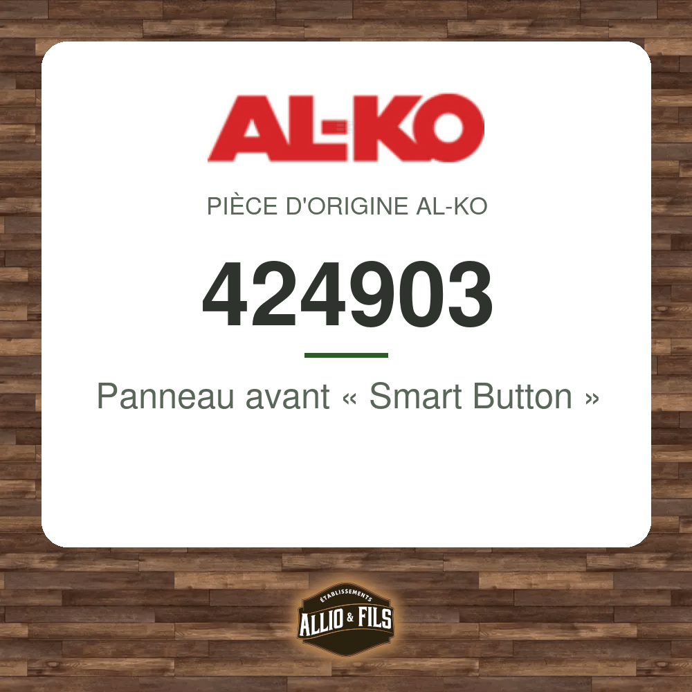 Panneau avant « Smart Button » - AL-KO 424903