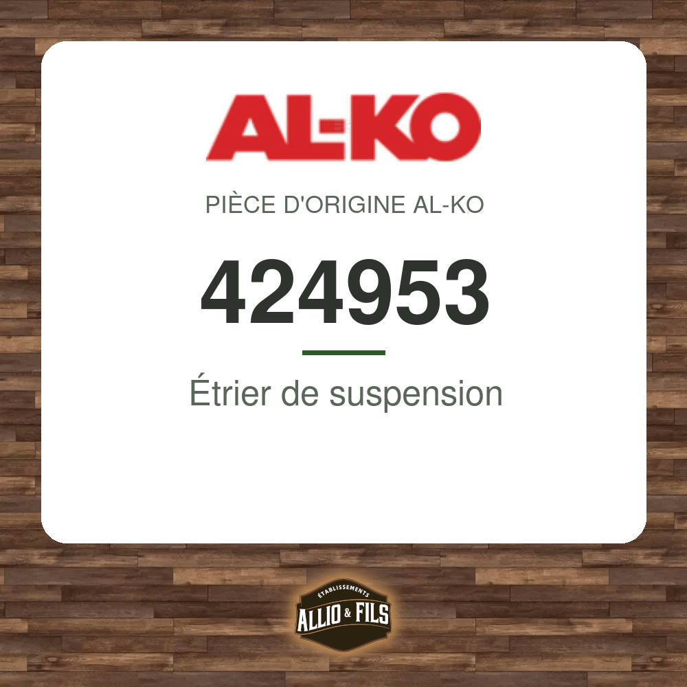 Étrier de suspension - AL-KO 424953
