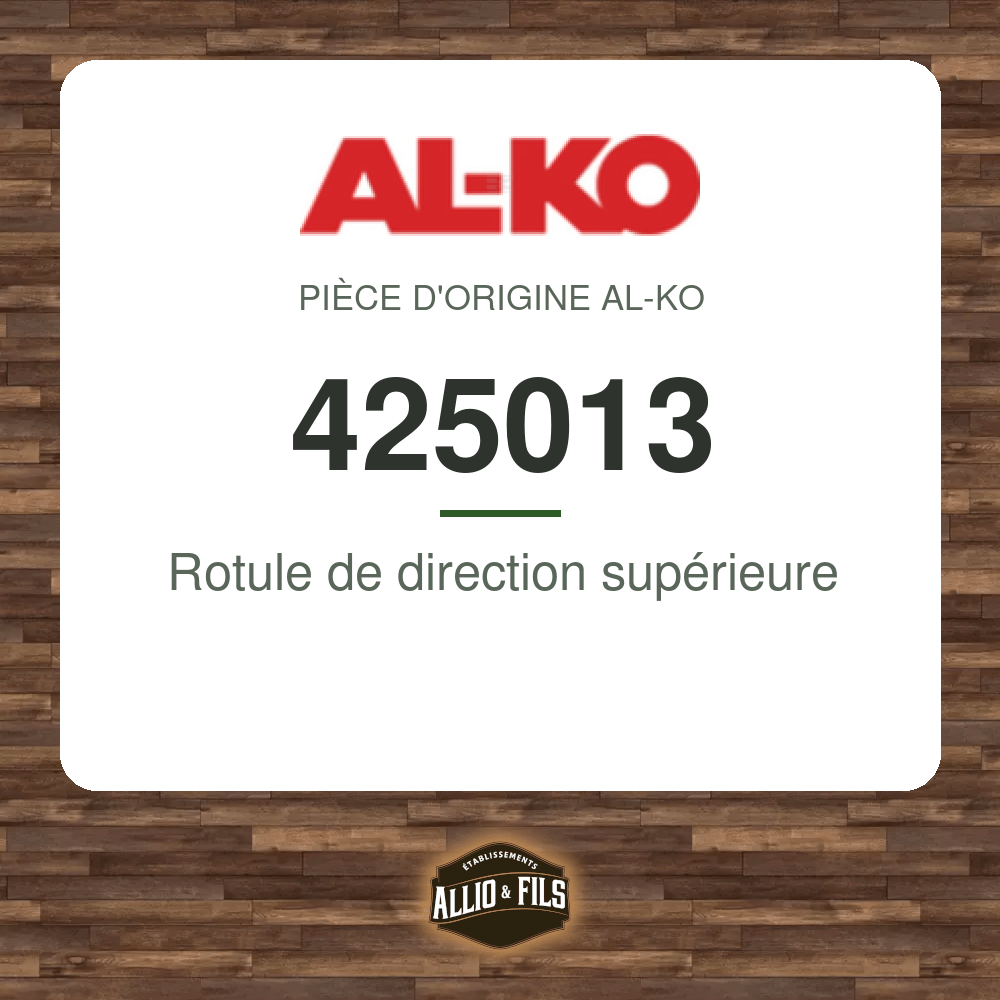 Rotule de direction supérieure - AL-KO 425013
