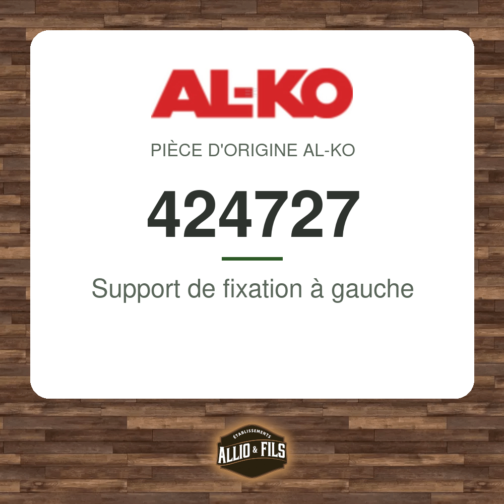 Support de fixation à gauche - AL-KO 424727