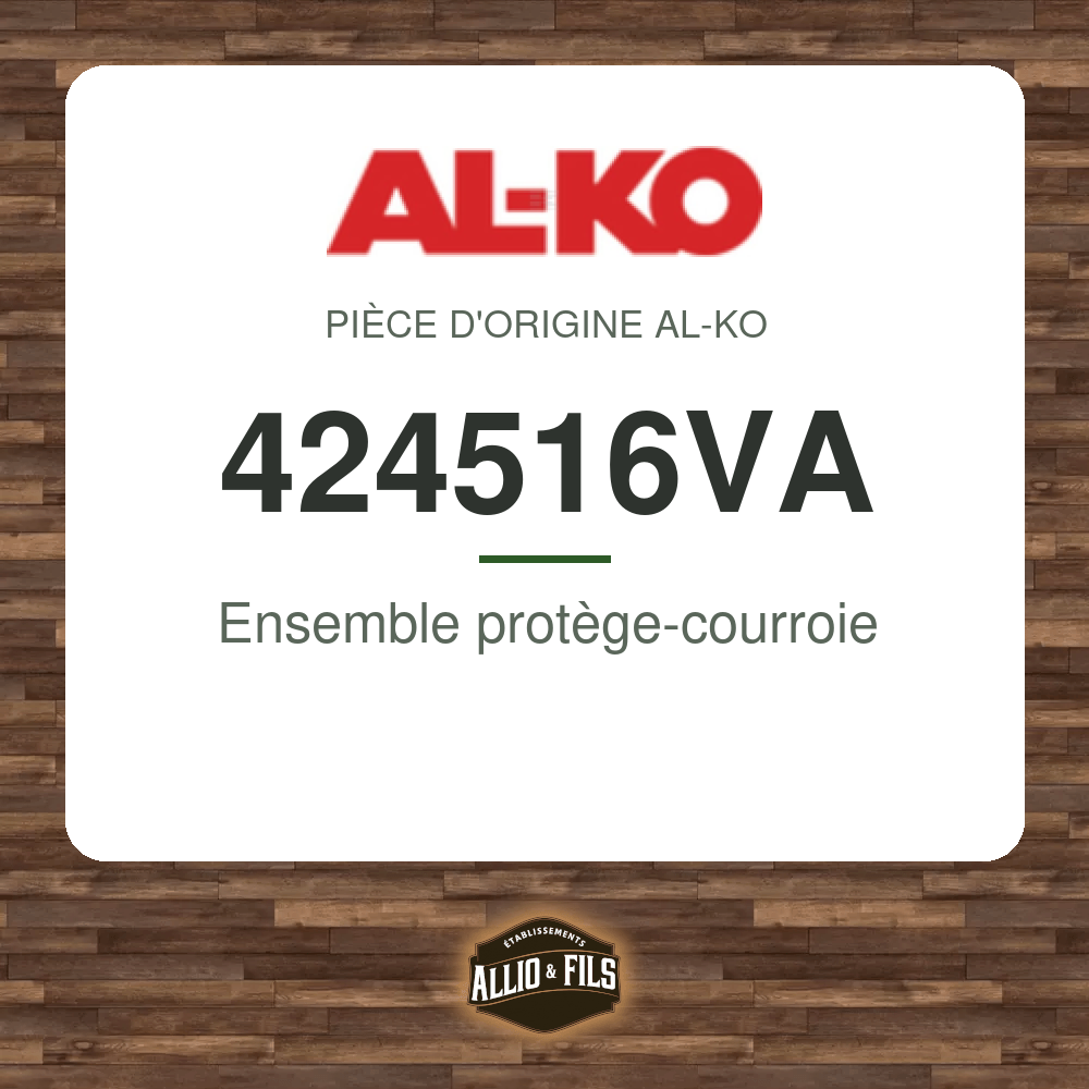 Ensemble protège-courroie - AL-KO 424516VA