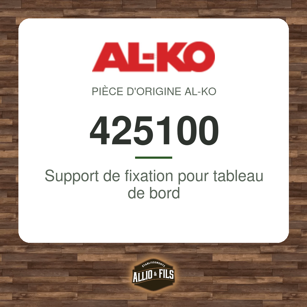 Support de fixation pour tableau de bord - AL-KO 425100