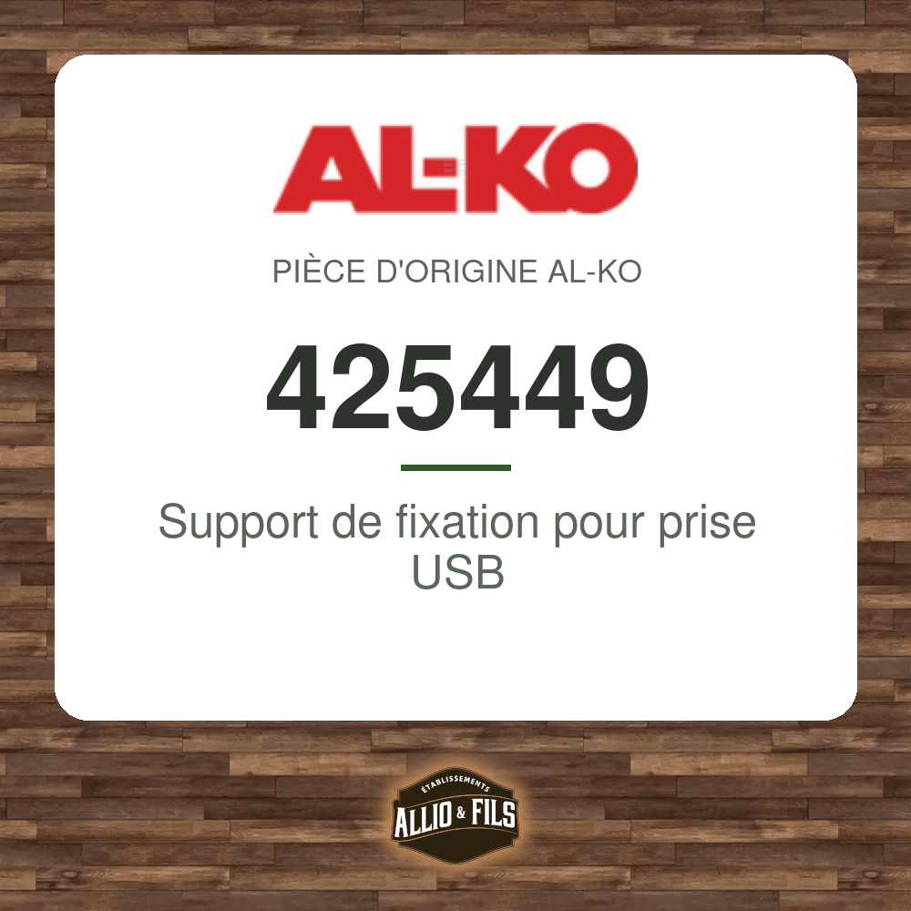 Support de fixation pour prise USB - AL-KO 425449