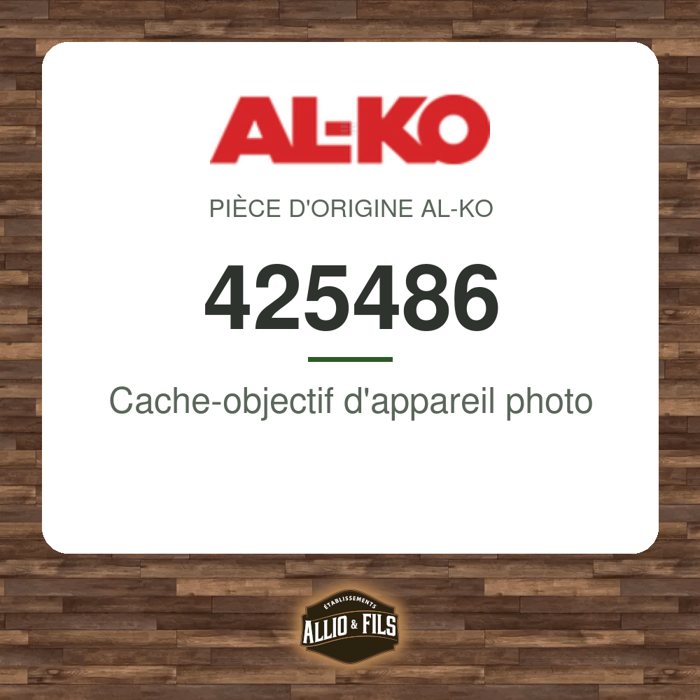 Cache-objectif d'appareil photo - AL-KO 425486