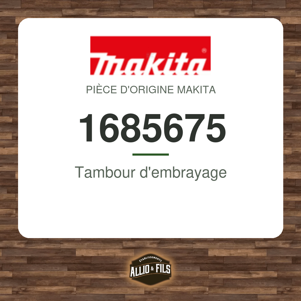 Tambour d'embrayage - Makita 1685675