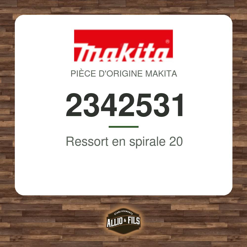 Ressort en spirale 20 - Makita 2342531