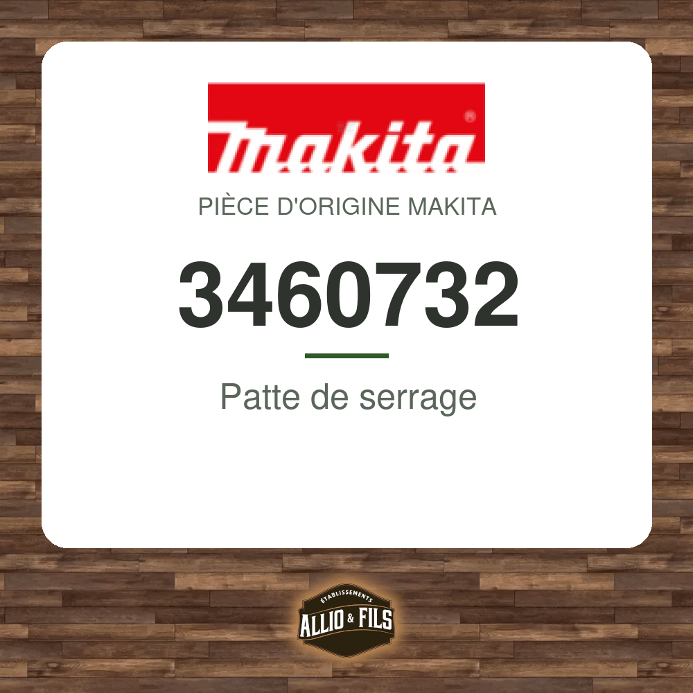 Patte de serrage - Makita 3460732