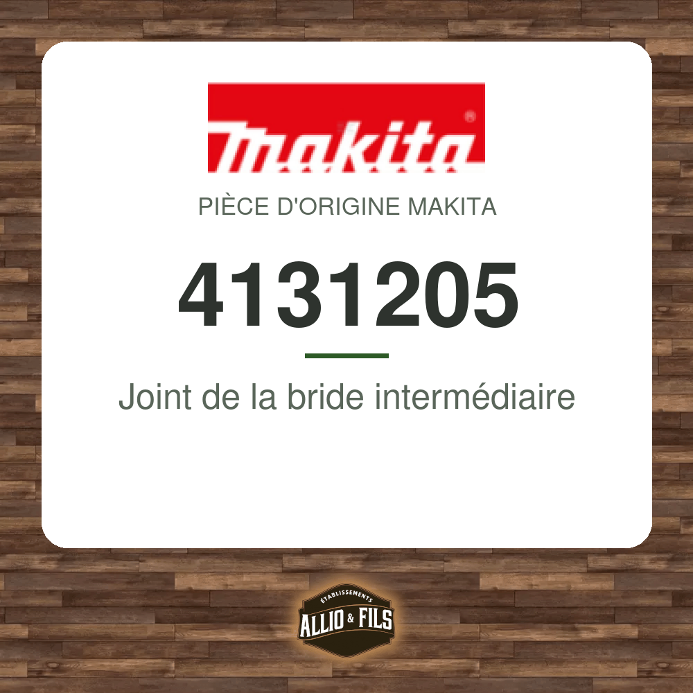 Joint de la bride intermédiaire - Makita 4131205
