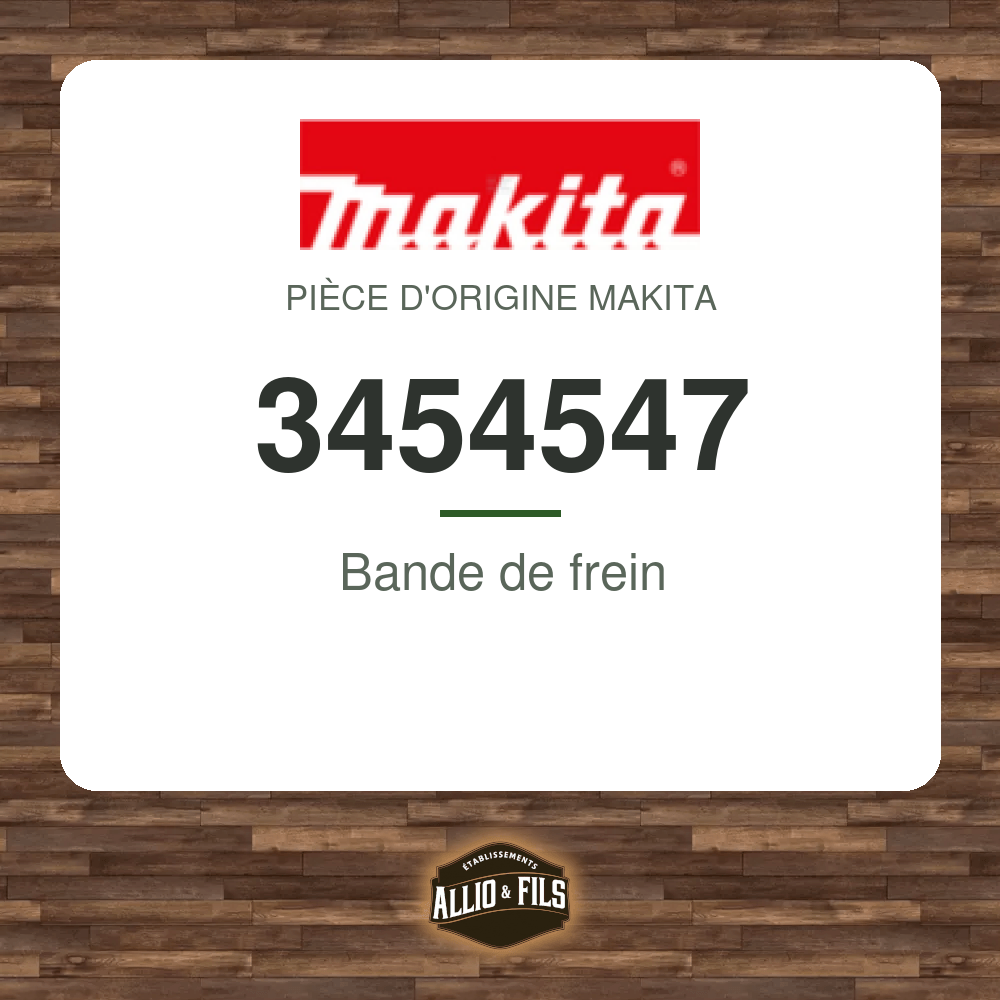 Bande de frein - Makita 3454547