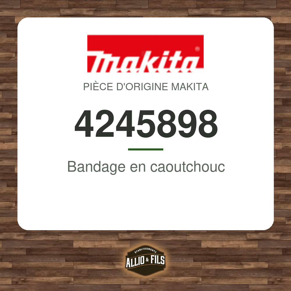 Bandage en caoutchouc - Makita 4245898