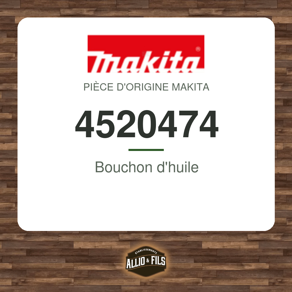 Bouchon d'huile - Makita 4520474
