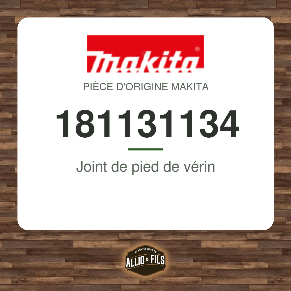 Joint de pied de vérin - Makita 181131134