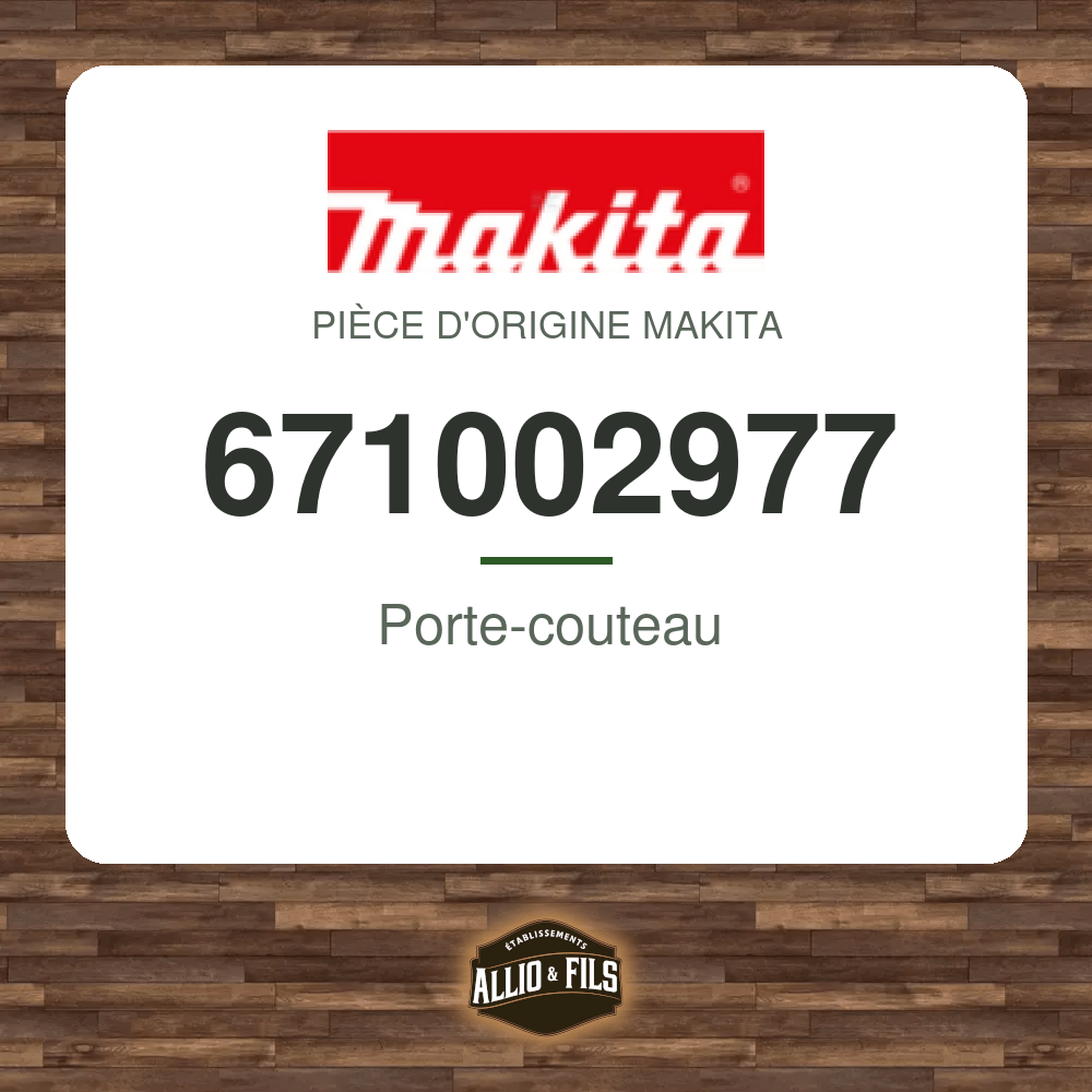 Porte-couteau - Makita 671002977