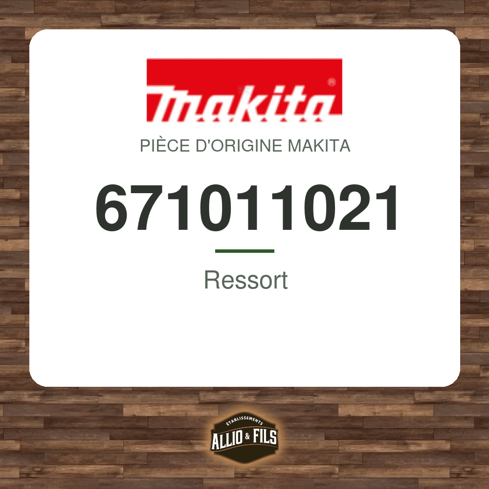 Ressort - Makita 671011021